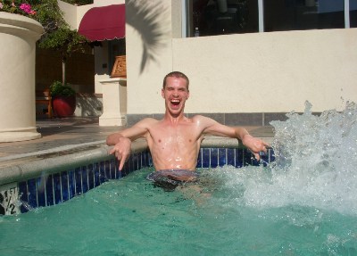 bret training in pool